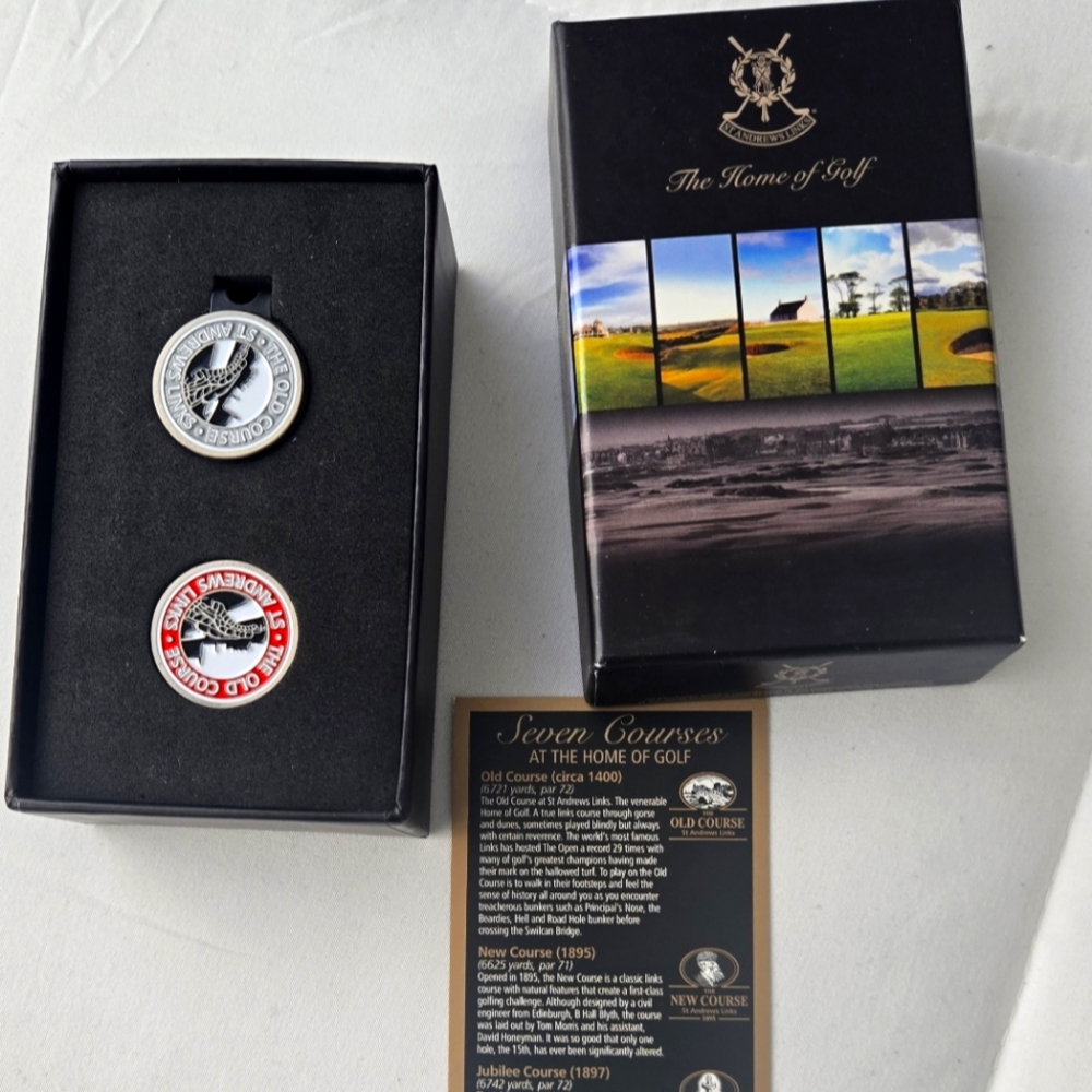 New St Andrews Links, Scotland Golf Cap Clips